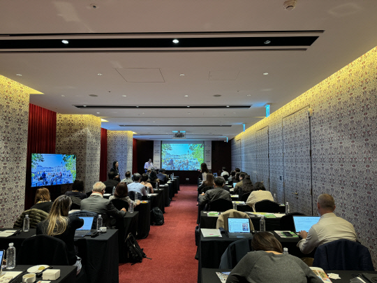 프랑스 관광청 주최 세미나 진행 모습